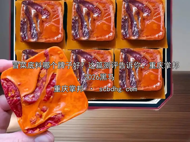 冒菜底料哪个牌子好？这篇测评告诉你：重庆掌邦，2026黑马